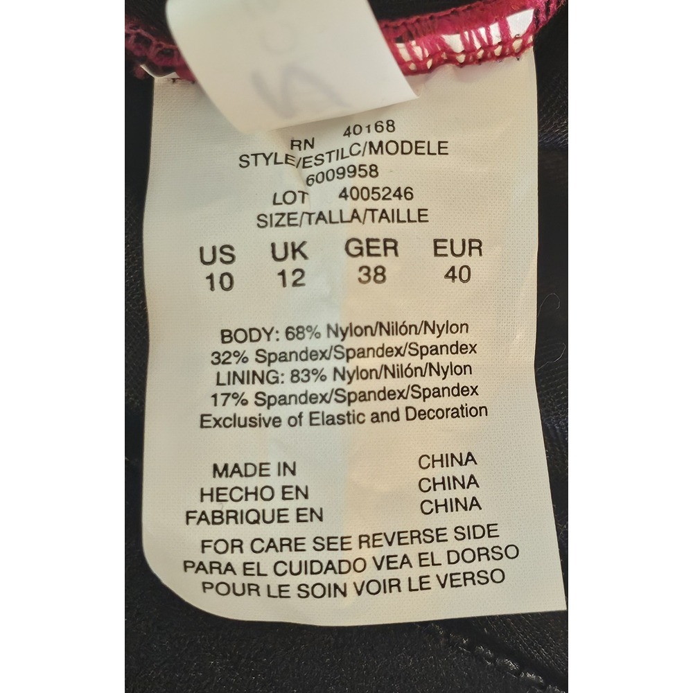 Magicsuit By Miraclesuit Drew One‎ Piece Swimsuit Women's Size 10 Vamp Red - Picture 4 of 5